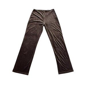 Vintage Women’s Will Smith Collection Brown Velour Sweatpants 1990s 29x31